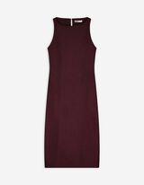 Kleid - Ärmellos - dunkellila