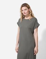 Suknelė - Medvilnės mi&scaron;inys - zalias