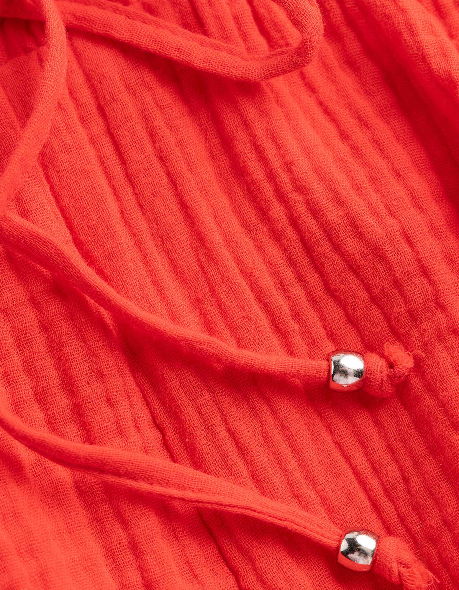 Shorts - Musselin - Rot