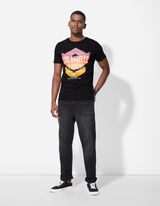 Tričko - Potlač - cierna