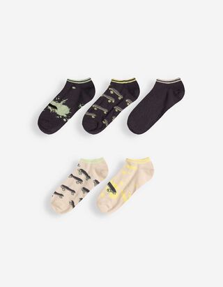 Sneakersocken - 5er-Pack