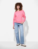 Sweatshirt - Oversized Fit - pink