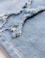 Jeans - Applikation - blau