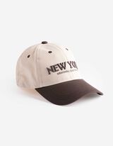 Basecap - Mehrfarbiges Design - Dunkelgrau