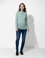 Langarmshirt - Umstandsmode - grün