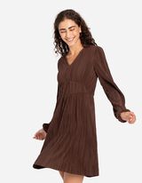 Ruha - Ráncok - sötétbarna