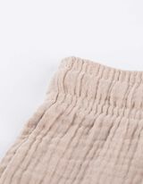 Komplet pidżamowy Koszulka i szorty - Muślin - bez