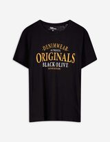 T-Shirt - Print - dunkelgrau