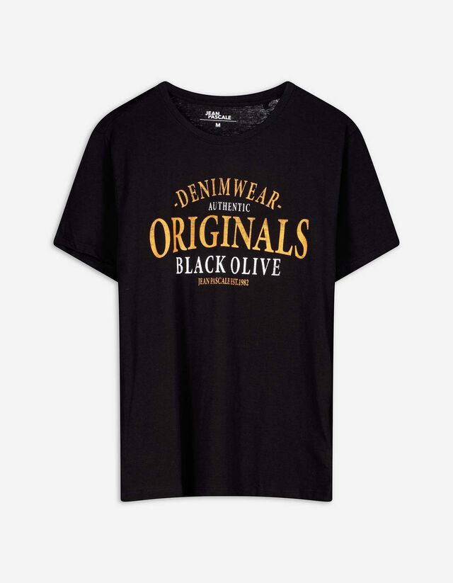 T-Shirt - Print - dunkelgrau