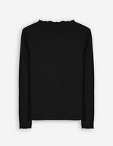 Langarmshirt - Mockneck