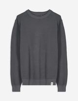 Pullover - Baumwolle - dunkelgrau