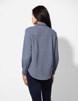 Bluse - Polyester - hellblau