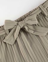 Pantaloni culotte - A costine - verde scuro