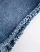 Kratke traperice - High Waist - plava