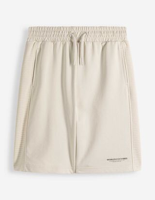 Bermuda  - Print - hellgrau