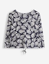 Shirt - Knotendetail - dunkelblau