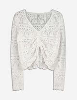 Strickjacke - Lochstrick