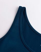 Top - einfarbig - Dunkelblau