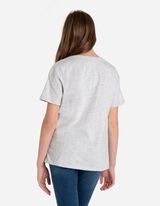 T-shirt - Print - lichtgrijs