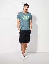 T-shirt - Print - turkoois