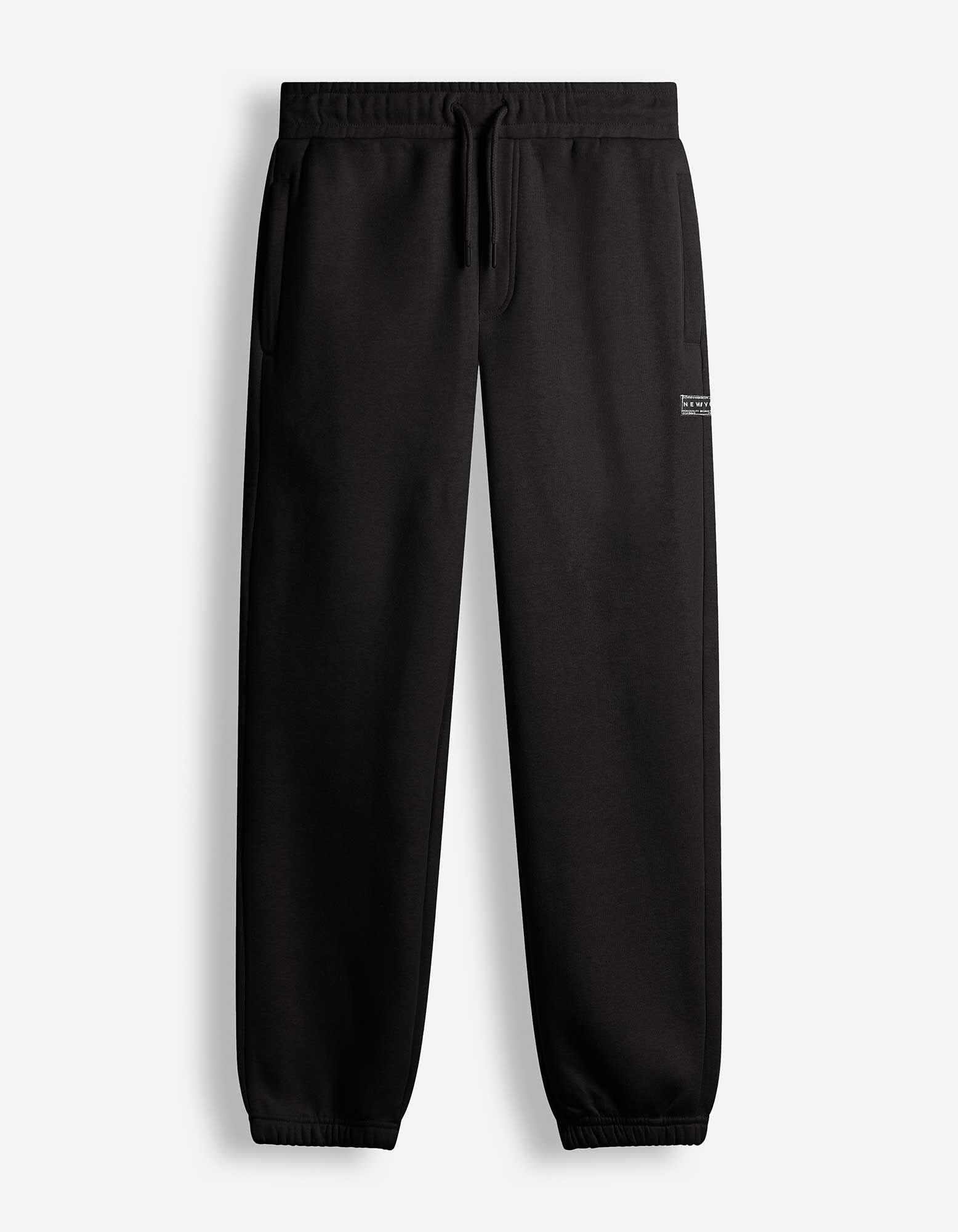 Joggingov&eacute; kalhoty - Těžk&aacute; kvalita - Čern&aacute;