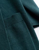 Cardigan - einfarbig - Gr&uuml;n
