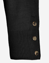 Pulover - Amestec viscoză - Negru