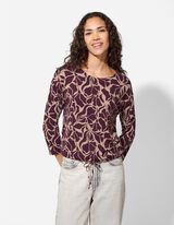 Shirt - Geknoopt detail - beige