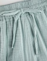 szorty - Muślin - turkusowy