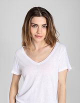 Mar&scaron;kinėliai - Lino mi&scaron;inys - baltas