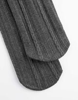 Strumpfhose - einfarbig - grau