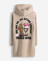 Abito - Stampa sul retro - beige