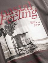 T-Shirt - R&uuml;ckenprint - dunkelgrau