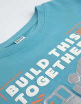 T-shirt - Print - blauw