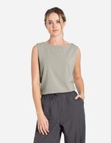 Top - Lodičkov&yacute; v&yacute;strih - tmavozelena