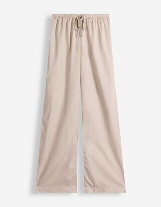 Pyjamahose - einfarbig - beige