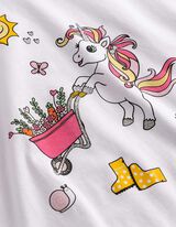 T-Shirt - Frontprint - wei&szlig;