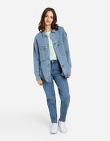 Shacket - Prevelik kroj - modra