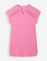 Kleid - Musselin - Pink