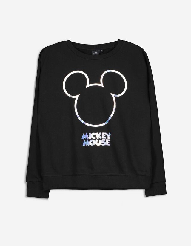 Mikina - Mickey Mouse - cierna