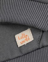 Propínací mikina - Směs bavlny - seda