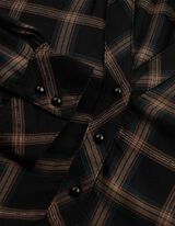 Bluse - Knopfleiste - Schwarz