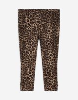 3/4-Hose - Leopardenmuster - beige