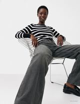 Jeans - Wide Fit - Grau