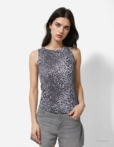 Ujjatlan felső - P&aacute;rducmint&aacute;s - vilagos szurke