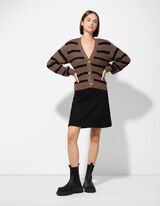 Szoknya - Gyapjú megjelenés - fekete