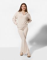 Pullover - Scuba - beige