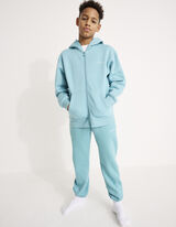 Cipzáros melegítőfelső - Túlméretezett fazon - türkiz