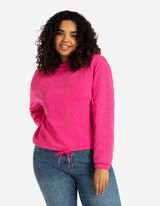 Pullover - viskoosi sisaldusega - erkroosa