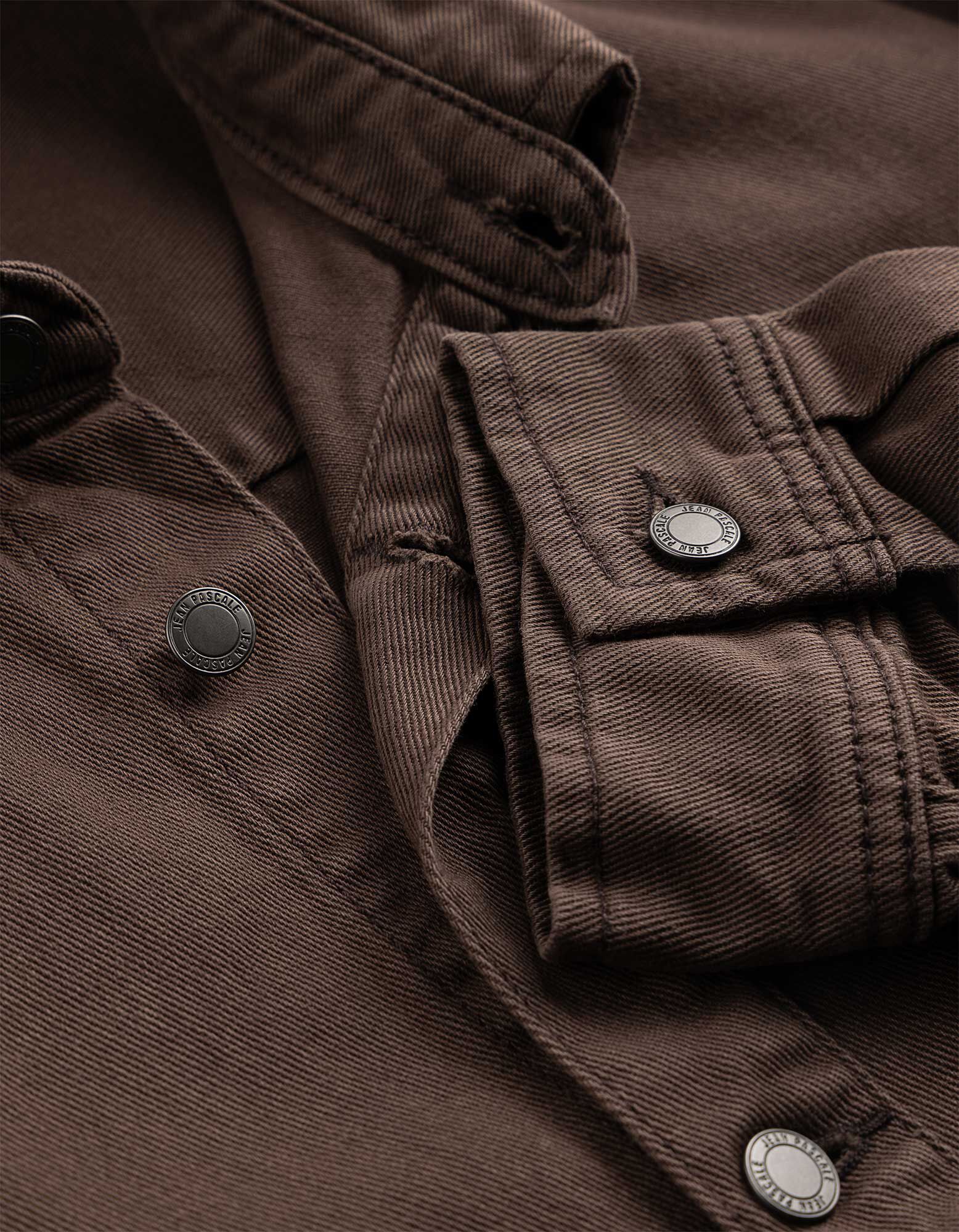 Hemdjacke - Baumwolle - Braun